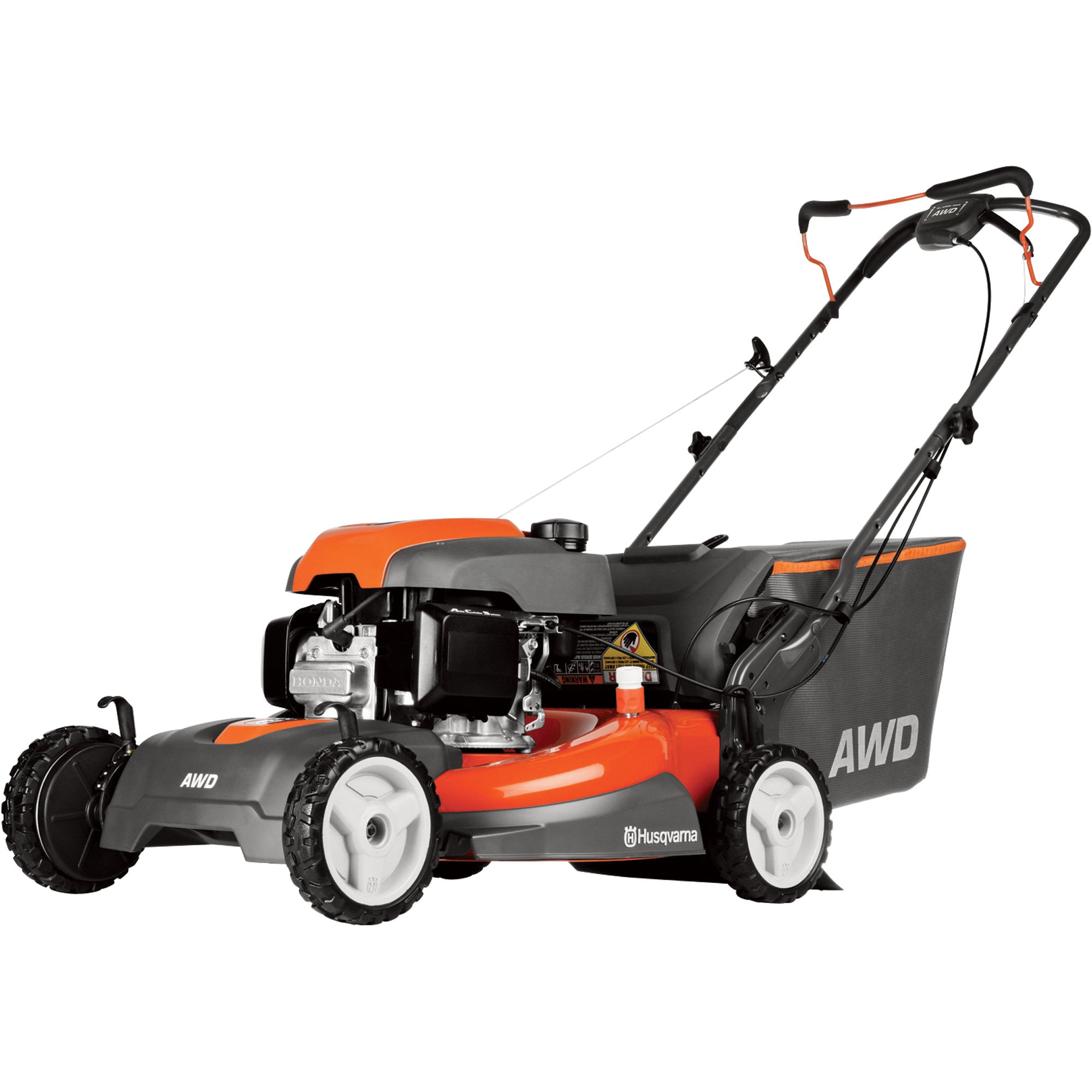 Husqvarna All-Wheel Drive 3-in-1 Lawn Mower — 190cc Honda GCV190 Engine, 22in. Deck, Model# HU800AWD